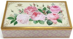 Nostalgia - Roses Hinged Gift tin NOS7466